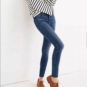 MADEWELL 9” high rise skinny jean 29